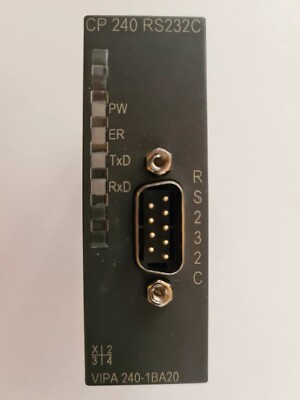 VIPA 240-1BA20  2401BA20 CP 240 RS232C E: 01 Communication Processor  -used-