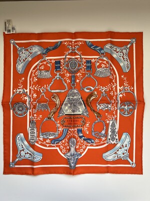Hermes Etriers Remix Silk Scarf 45