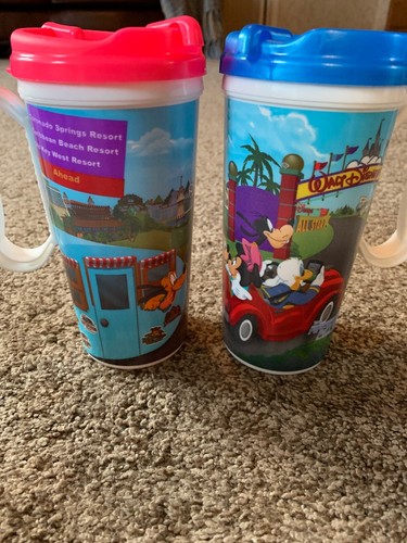 4 Disney World Resort Parks Refillable Mug Christmas Holidays