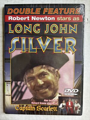 Long John Silver/Captain Scarlett - DVD - Double Feature Robert Newton BR2