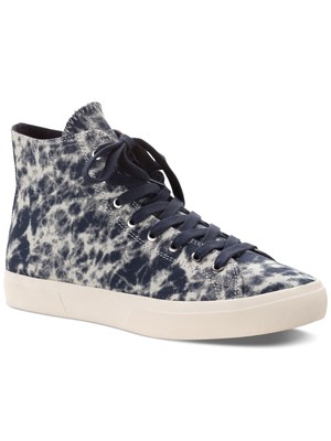 Мужские кроссовки SUN STONE Mens Navy Tie Dye Comfort Mesa с круглым носком на шнуровке, 9 М