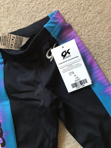 GK Elite Gymnastics Capris New With Tags CM Child medium Free Shipping