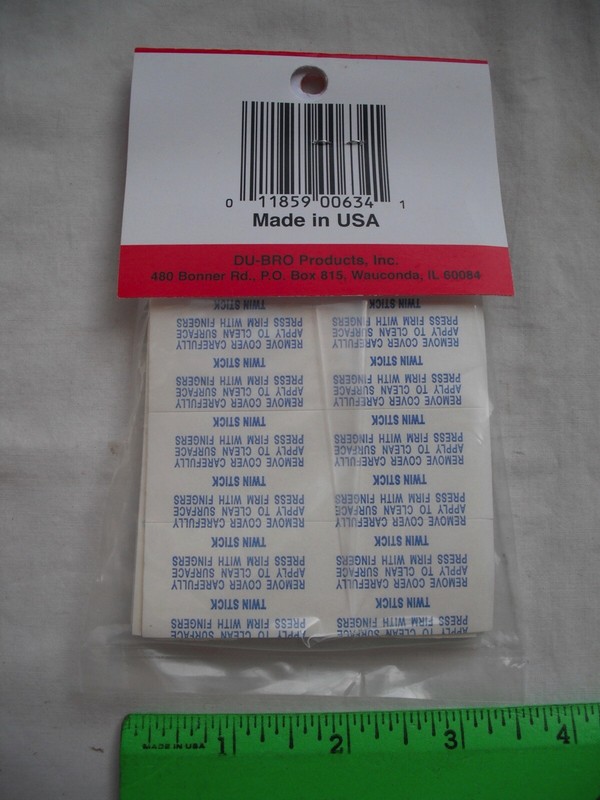 Lot of 2 Du-Bro 634 Double Sided Tape Assortment, RC R/C Plane Airplane Boat Car