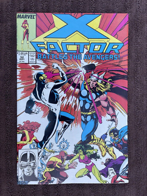 X-FACTOR #32 (Marvel, 1988) Steve Lightle Art
