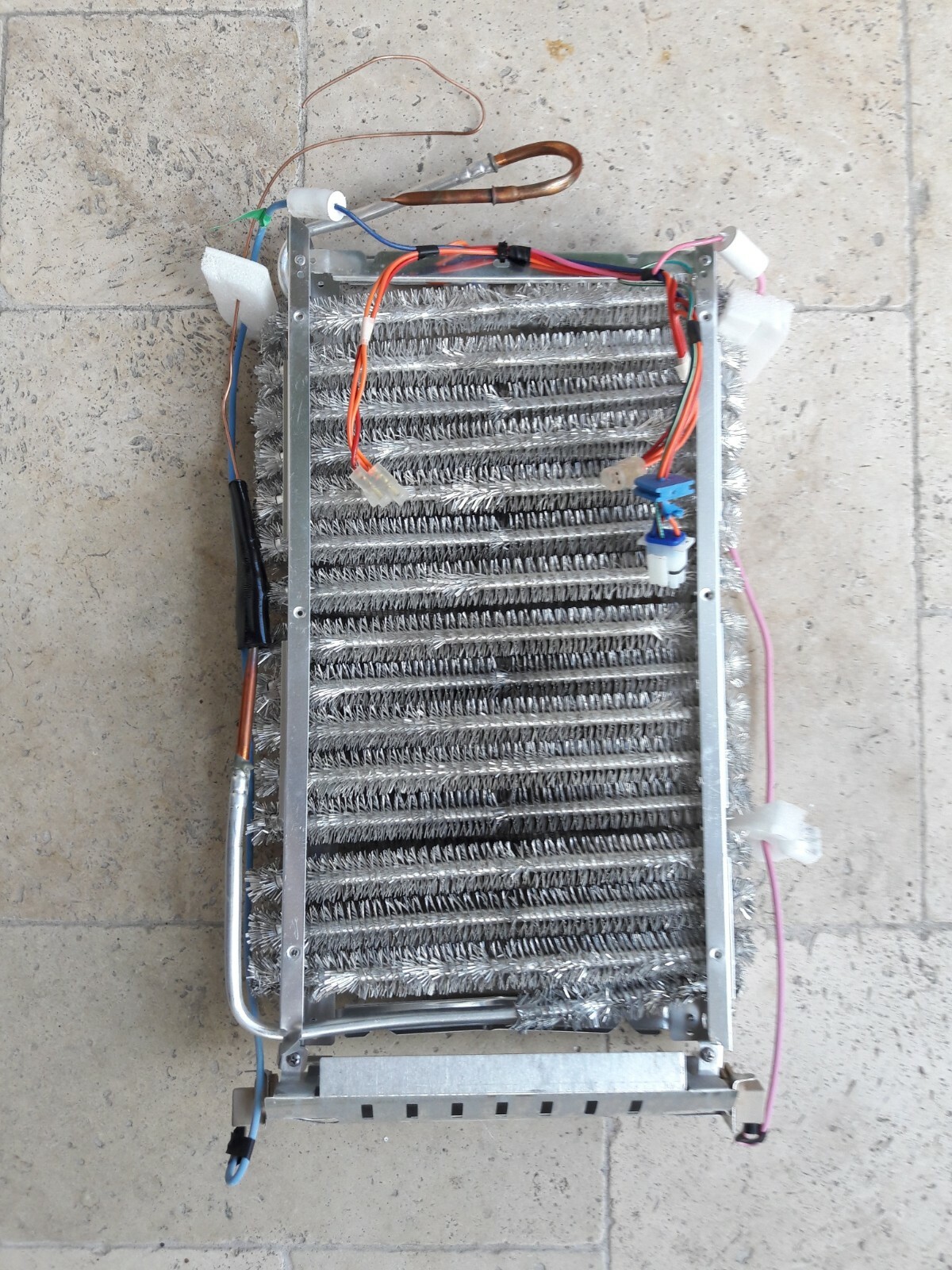 WR85X10089 GE Refrigerator Evaporator coil assembly