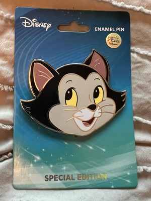 Disney Cat Face Portrait Figaro from Pink a la Mode PALM LE 300 Pin
