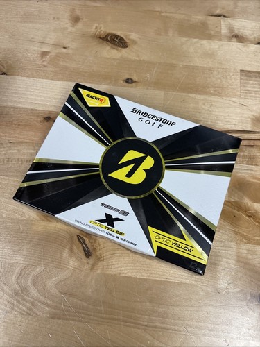 Bridgestone Tour B X 2022 Golf Balls-Dozen Yellow B2YX6D New