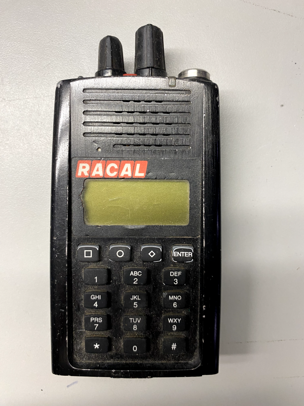 Lot of (8) Thales Racal HANDHELD RADIO RACAL25 Untested As Is for parts