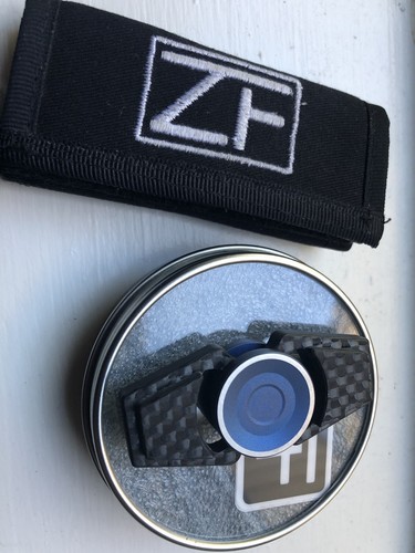 zerofeud Mini Compass Carbon Fiber Spinner W/ Caddy Pouch