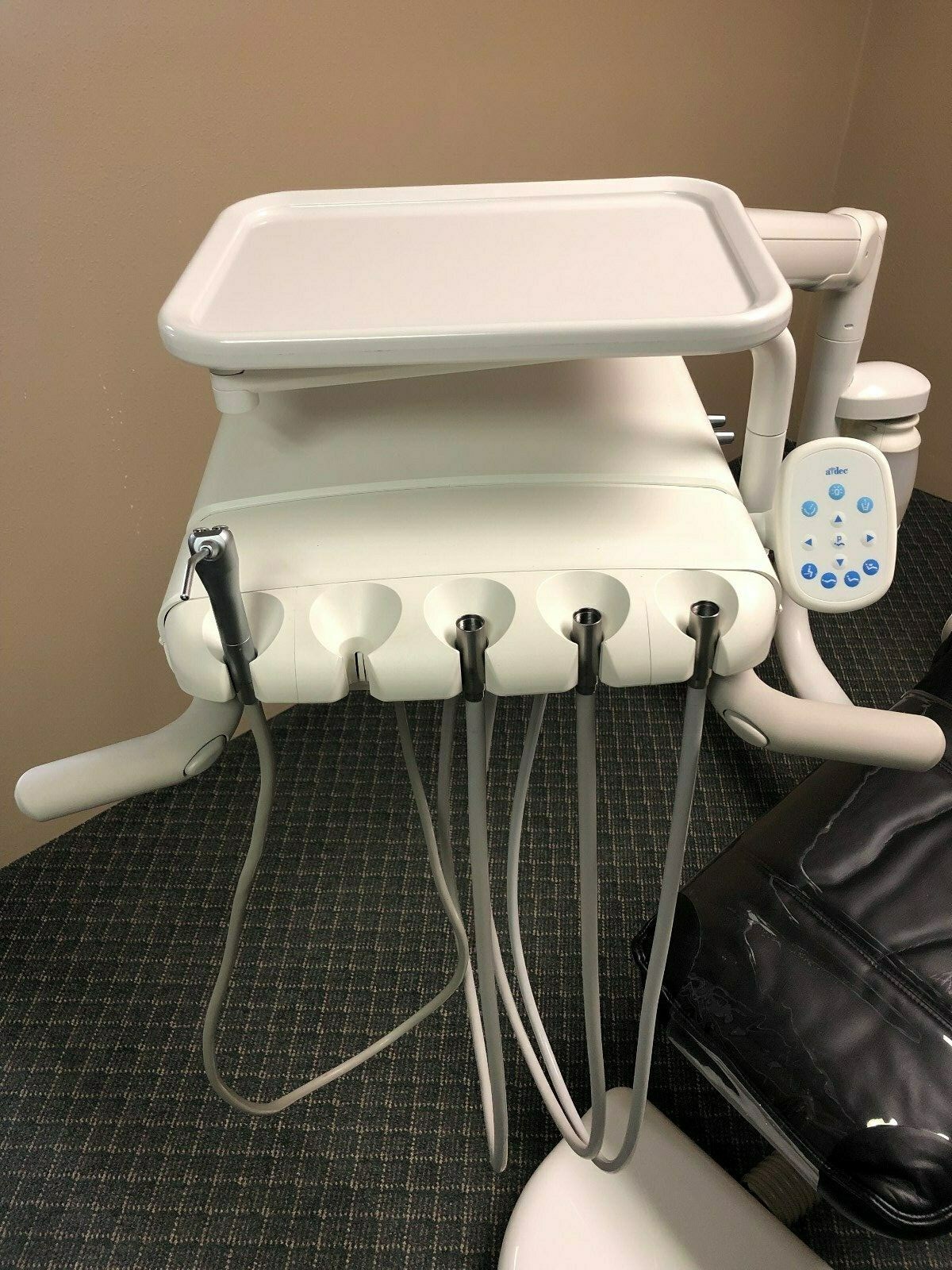 Adec 511 Dental Chair Package w/ A-dec 532 Radius Delivery & Assistant's Arm