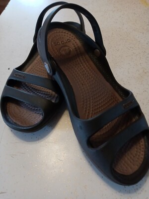 Crocs Cleo II Sandals.Espresso Brown