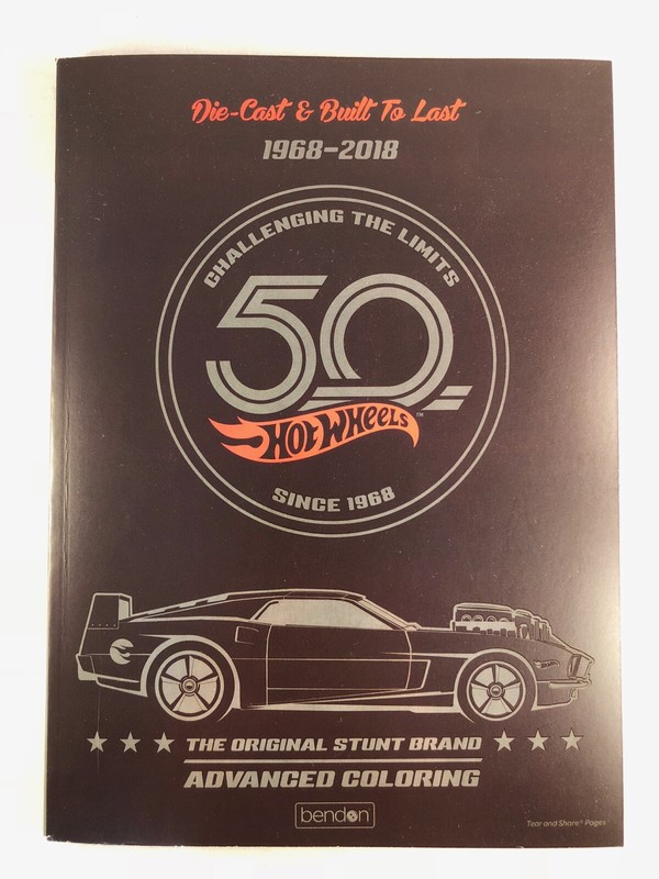 50th Anniversary Coloring | Hot Wheels