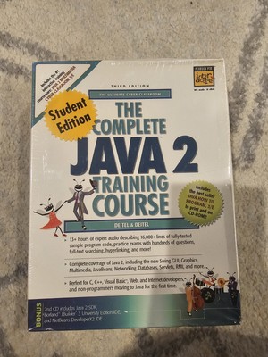 The Complete Java2 Training Course 3rd Edition Sealed New 2 CD Class Interactive