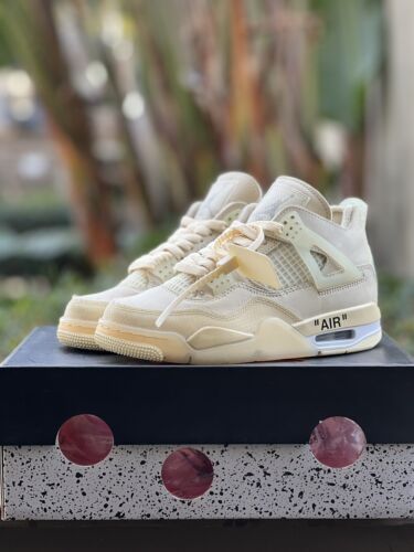Wmns Nike Air Jordan 4 “Off-White” (CV9388-100) Size 5.5W/4M Wmns Nike Air Jordan 4 “Off-White” (CV9388-100) Size 5.5W/4M