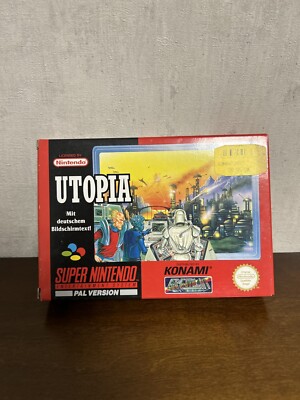 NINTENDO SNES - UTOPIA - OVP - TOP - PAL