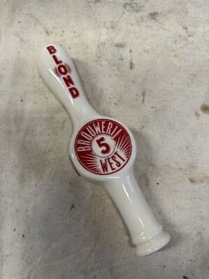 Blond Brouwerij West 5 Belgian Blonde Ale California Beer Tap Handle