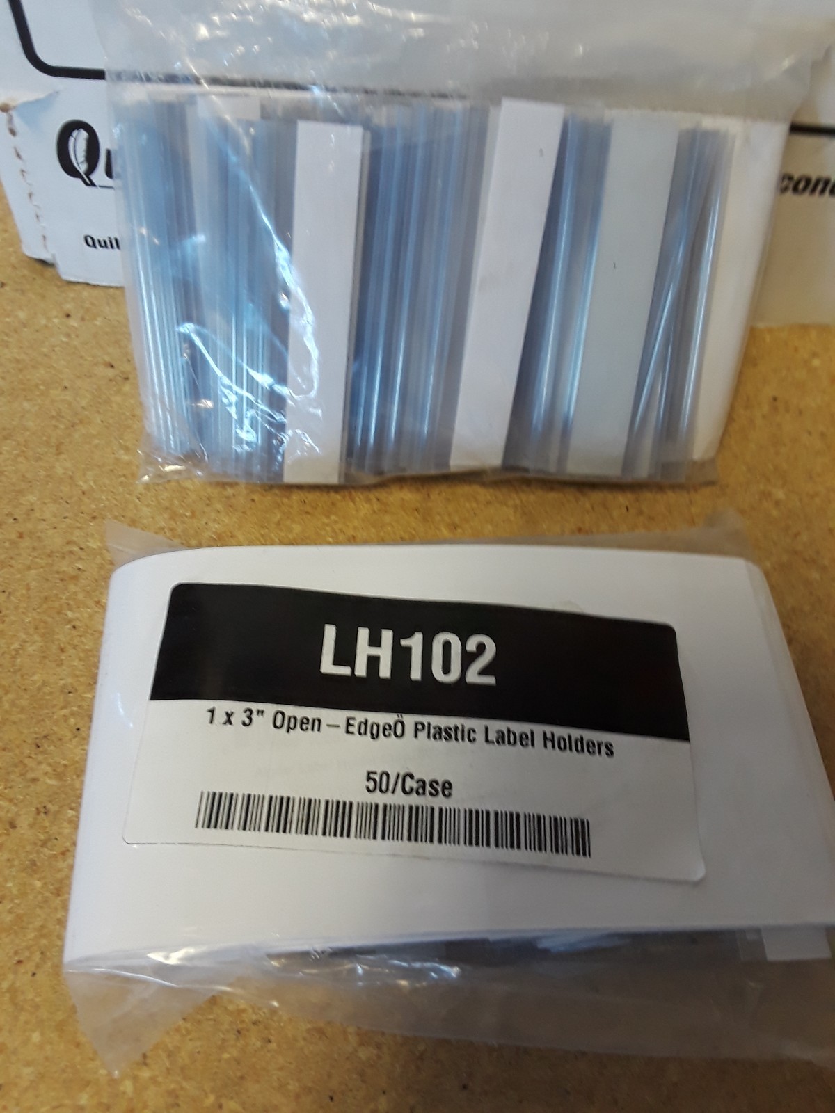 Open-Edge™ Plastic Label Holder 1