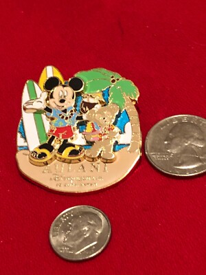 1 Disney Pin 3D Mickey Mouse & Duffy Bear Aluani as Seen lot BB
