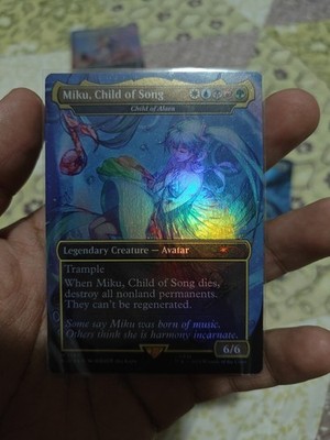 MTG Miku, Child of Song - Child of Alara RAINBOW FOIL Secret