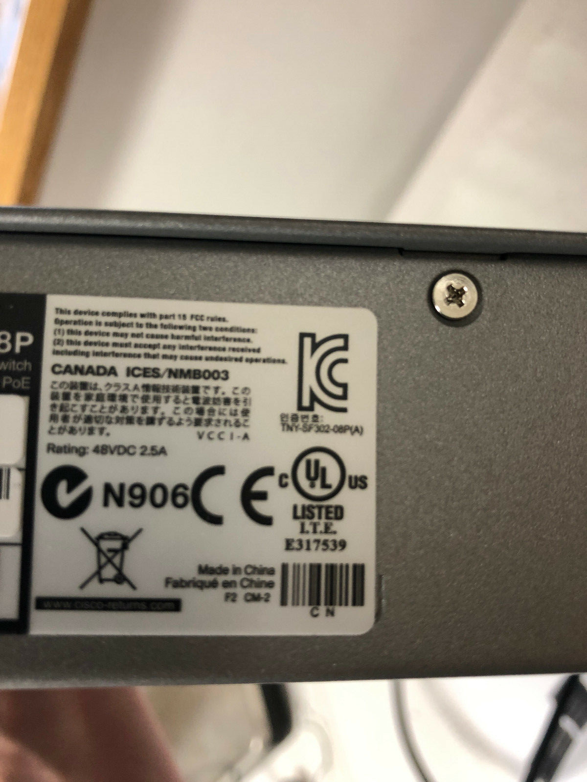 Cisco Small Business 300 Series Managed Switch SF302-08P - switch - managed - 8