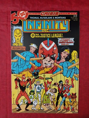Infinity Inc. #19 VF/NM 1985 DC COMICS Mc Farlane   