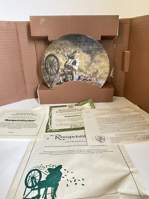 rare 1981 Konigszelt Bavaria Rumpelstilzchen Die Gebruder Grimm Fairy tale plate