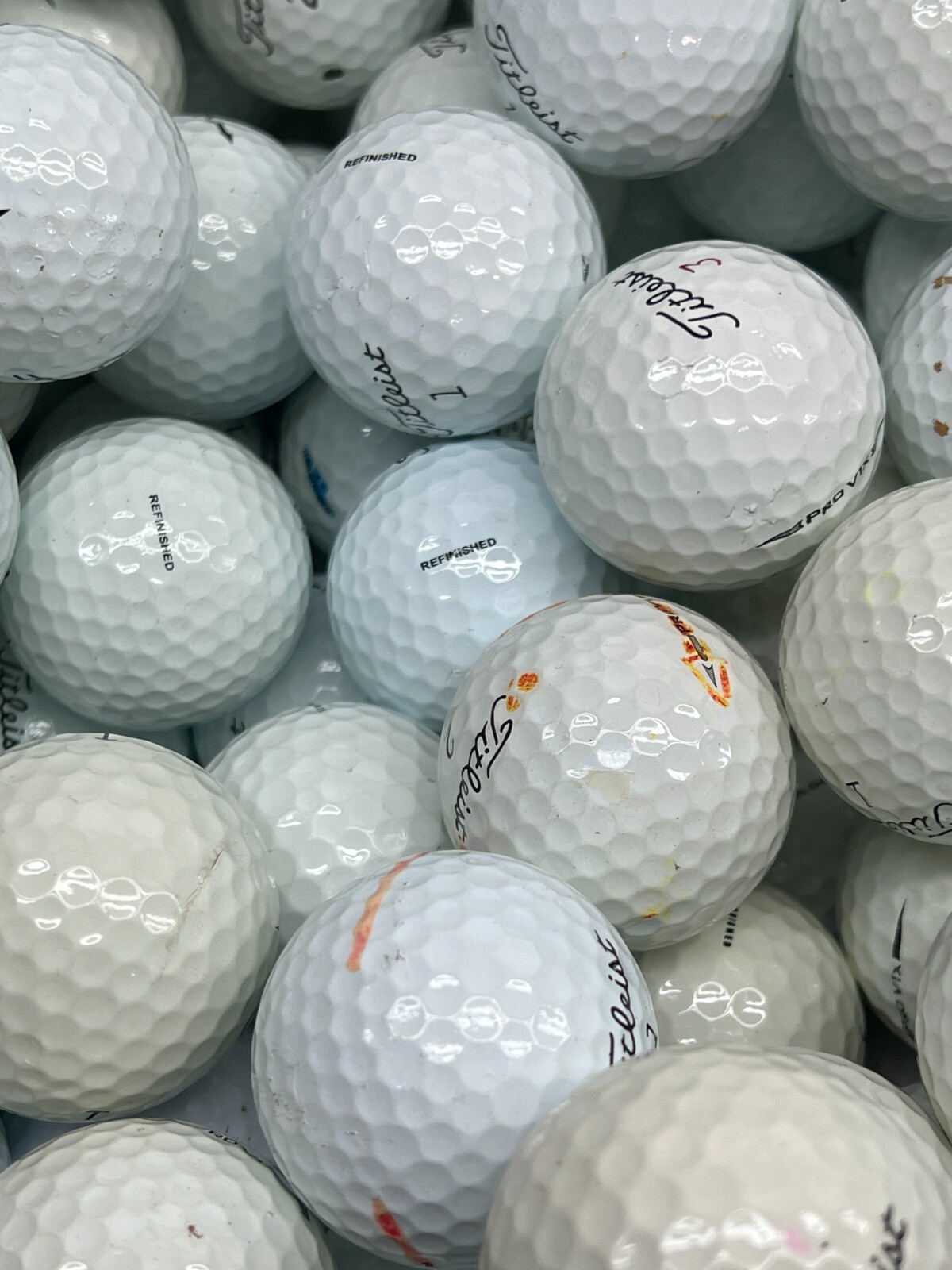 100 Titleist Pro V1 / Pro V1x Shag Practice Hit-Away 2A Used