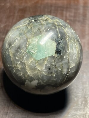 Emerald Sphere Ball Orb Crystal 44mm 118g