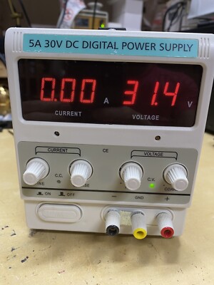 Bench Power Supply 0-30V 0-5A Adjustable DC Power Supply Stabilizer CC CV
