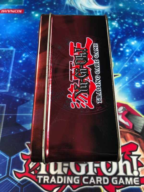 YUGIOH 2007 VOLCANIC DOOMFIRE COLLECTABLE TIN! USED (EMPTY YUGIOH 2007 VOLCANIC DOOMFIRE COLLECTABLE TIN! USED (EMPTY