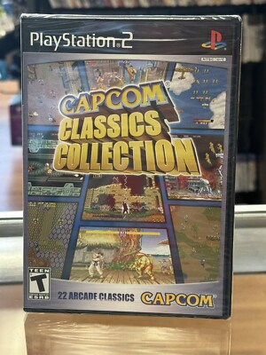 Capcom Classics Collection (Sony PlayStation 2, 2005)-Sealed-Brand NEW