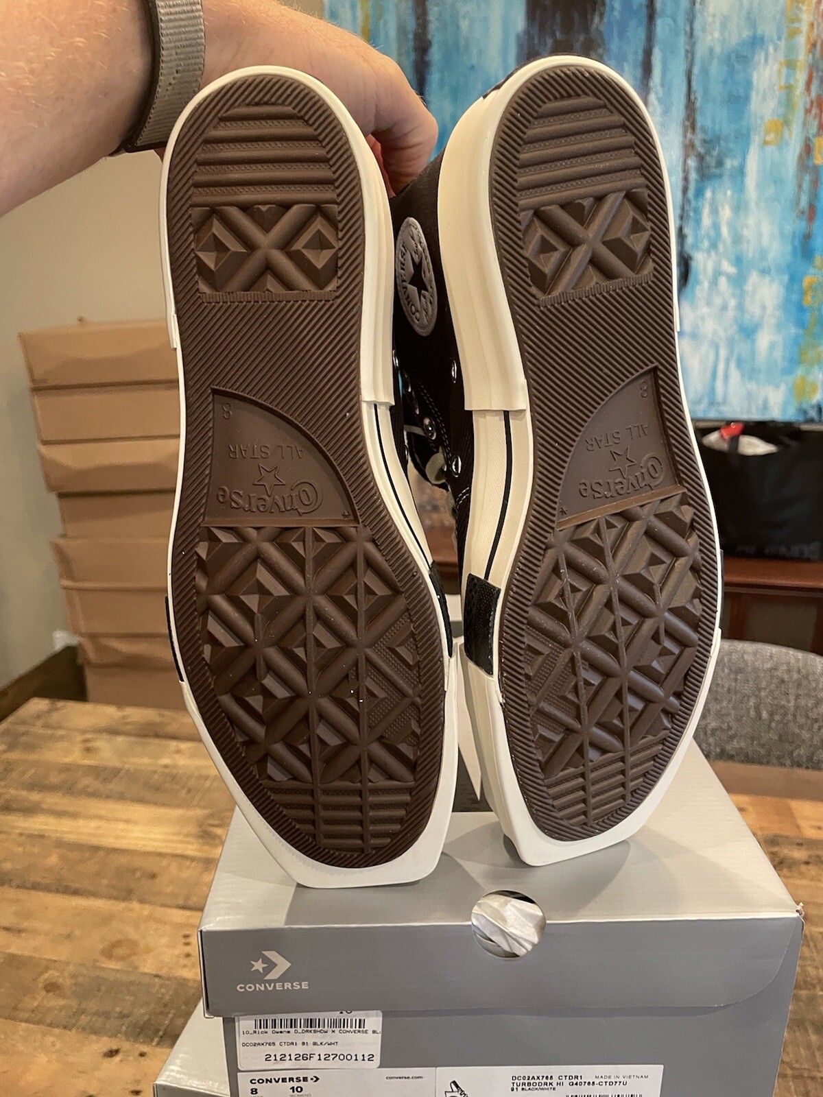Rick Owens x Converse TURBODRK Chuck 
