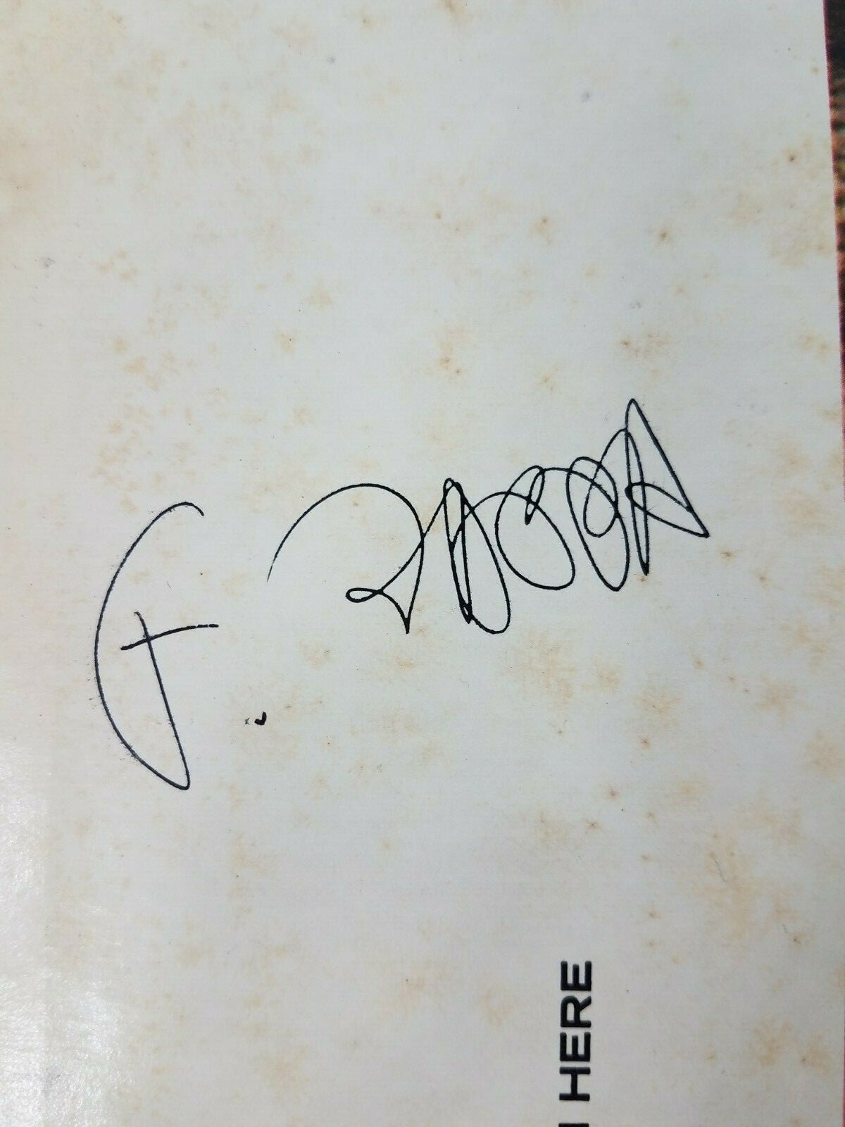 AUTOGRAPHED Frank Zappa Mothermania Best of Mothers gatefold vinyl record Tested