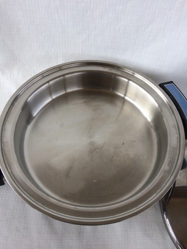Webalco West Bend Stainless Electric Liquid Core Fry Skillet & Egg Poacher 7884