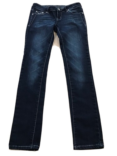 Product by MATIN 「Montana Jeans」 Montana Jeans Womens Rhinestone blue Jeans Sz 3/4 With
