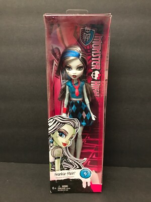 Frankie Stein Doll Monster High Daughter of the Frankenstein 2015 Basic Blue