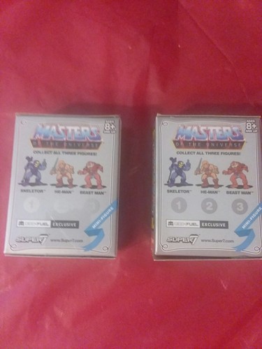 Lot of 2 Geek fuel Exp Exclusive Masters Of The Universe Kenshi Mini Figures