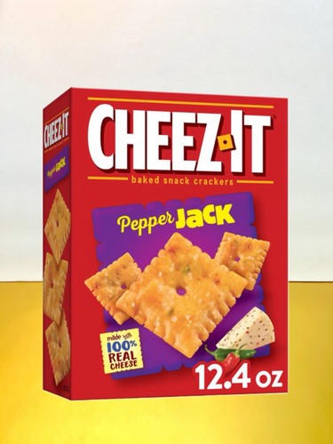 ⚪️ New Exclusive Cheez-It Pepper Jack Baked Cheese Snack