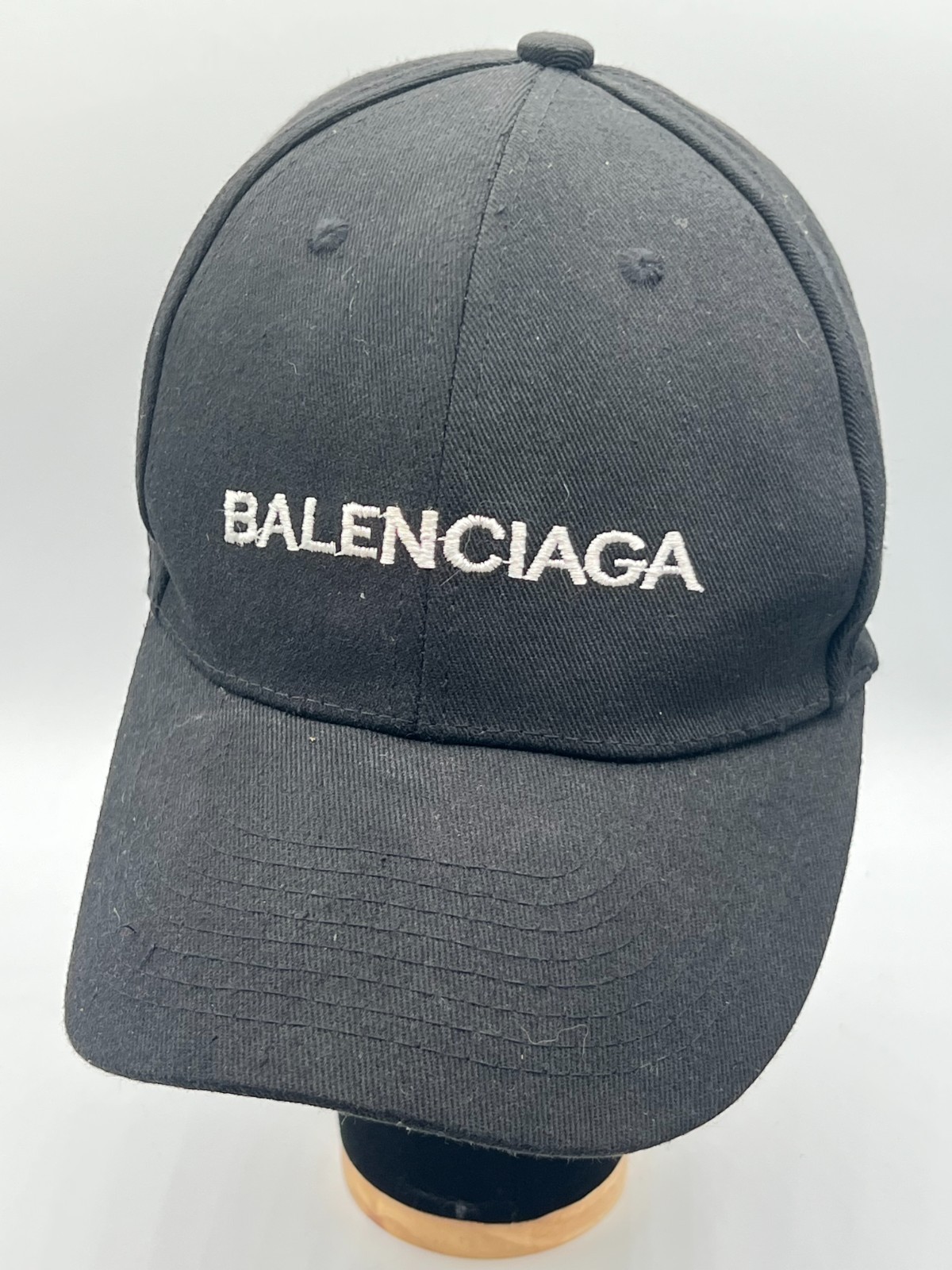 Classic Baseball Cap with Balenciaga Black embroidered logo GC