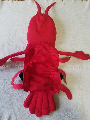 Lobster Dog Costume size medium M redOutfit