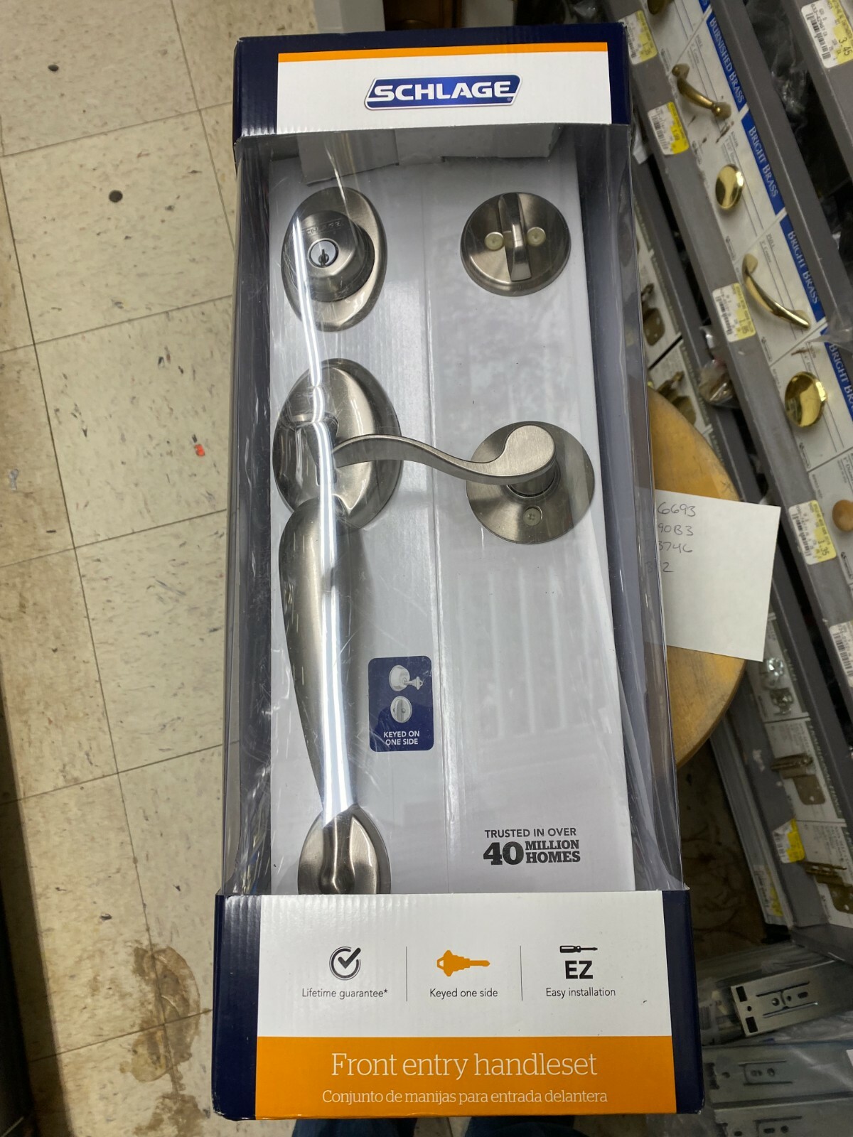 Schlage b62csv626 Commercialダブル円柱デッドボルト、サテン