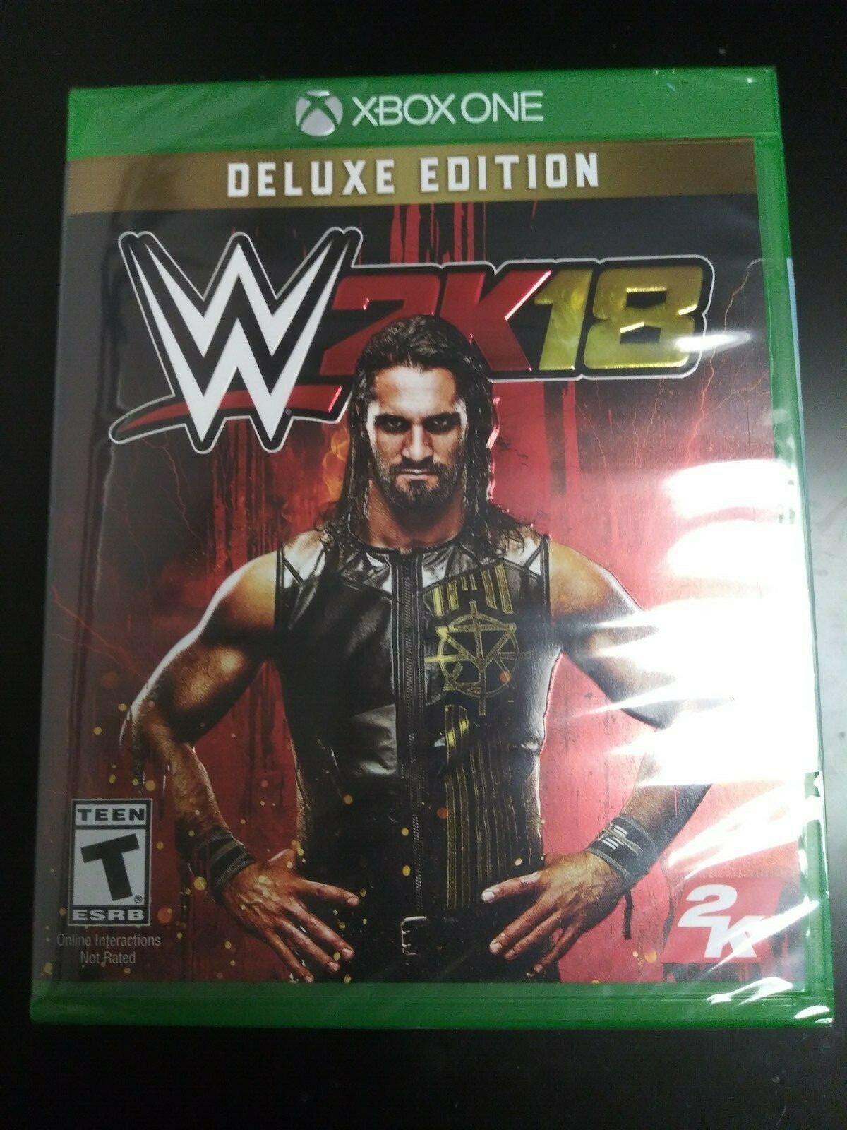 W2K18 Xbox One, John Cena Autograph 4X6 w/ Ring Canvas 2017 W2K18 Xbox One, John Cena Autograph 4X6 w/ Ring Canvas 2017