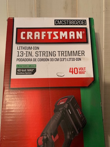 Craftsman 40v  MAX Li-Ion 13” Cordless Line Trimmer-NEW
