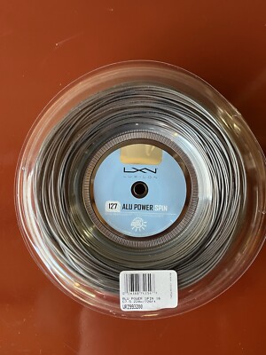Luxilon ALU Power Spin 16 (127) Reel (1.27mm Tennis String) 220m / 726ft. New