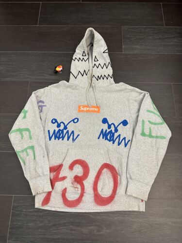 Supreme x Asspizza Heather Grey 1/1 Custom FW17 Box Logo Supreme x Asspizza Heather Grey 1/1 Custom FW17 Box Logo