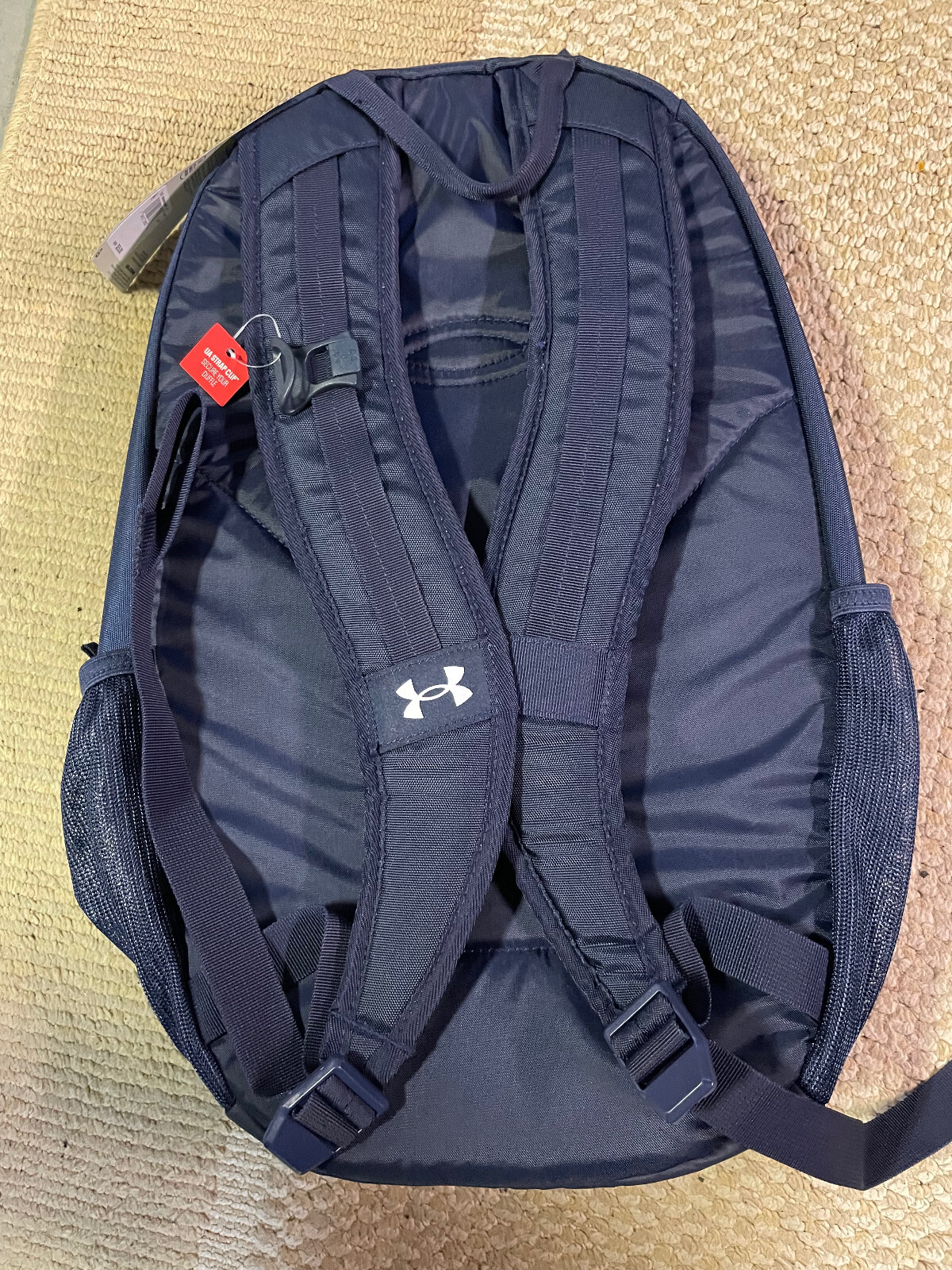 NEW!! Under Armour UnisexAll Sport Backpack, Black/Blue, ONE SIZE