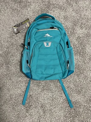 HIGH SIERRA Riprap Turquoise Hiking School Backpack Laptop Pocket 18'' New!