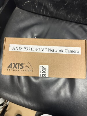 NEW Axis Communications P3715-PLVE Dual Sensor IP Indoor/Outdoor Security Camera