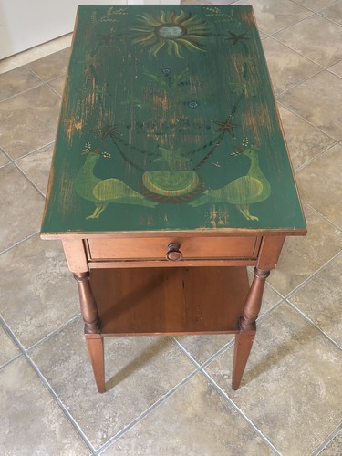 値下　激レア30s  antique vintage Table Antique Table With Drawer 10” High x 30” Long x 21” Deep