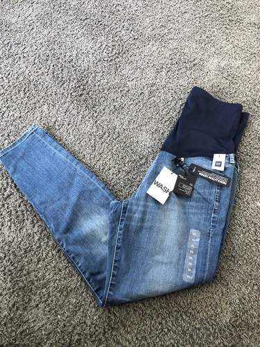 Gap Maternity Resolution True Skinny Full Panel Stretch Size 10R